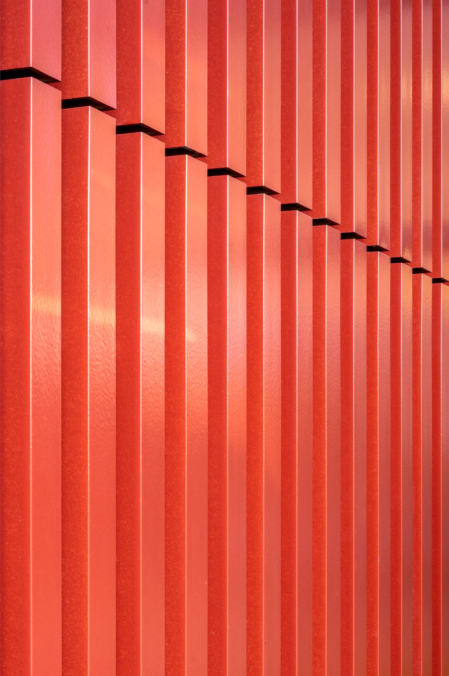 360 Rosemary, fluted terracotta panels