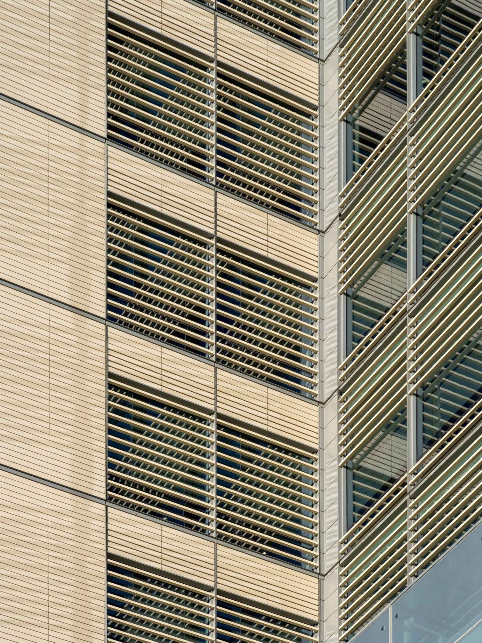 Gateway of the Pacific, louvers and terracotta