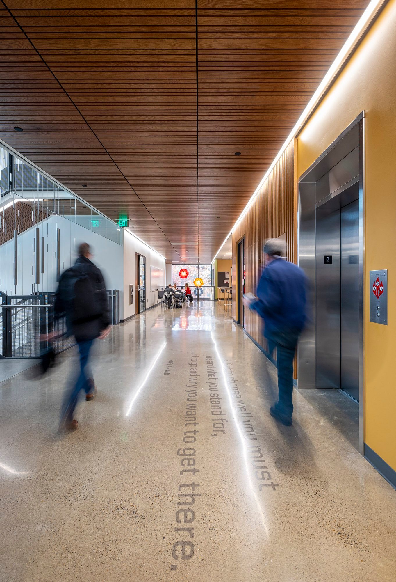 Tykeson Hall, corridor