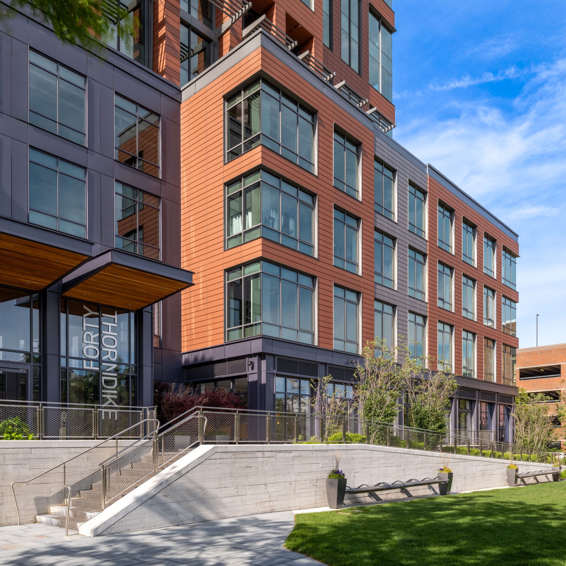 40 Thorndike, Elkus Manfredi Architects, Cambridge, MA, architectural exterior