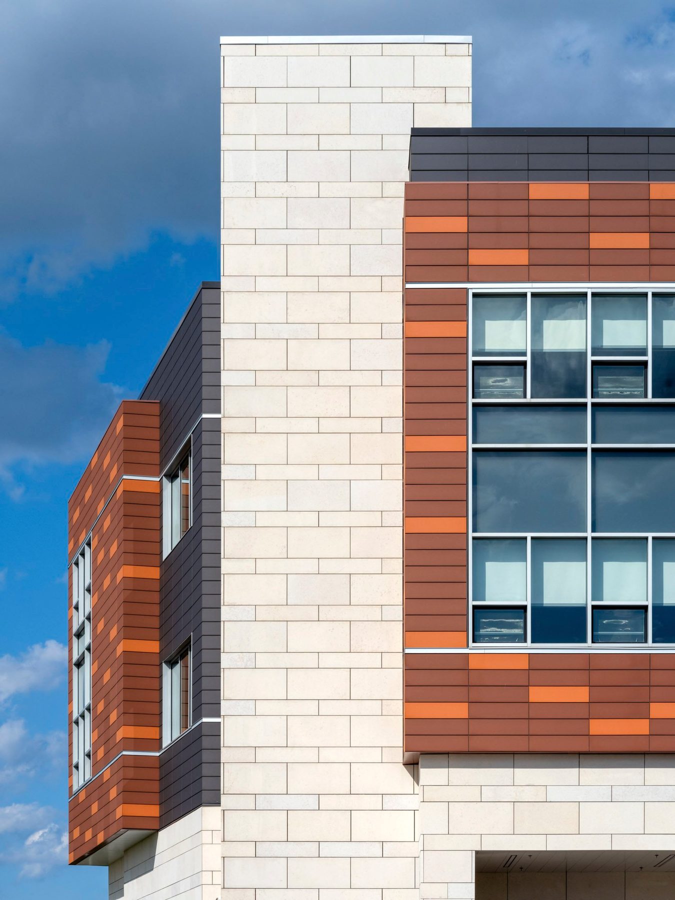 Stockton University John F. Scarpa Academic Building, Sosh Architects, Atlantic City, NJ, architectural exterior