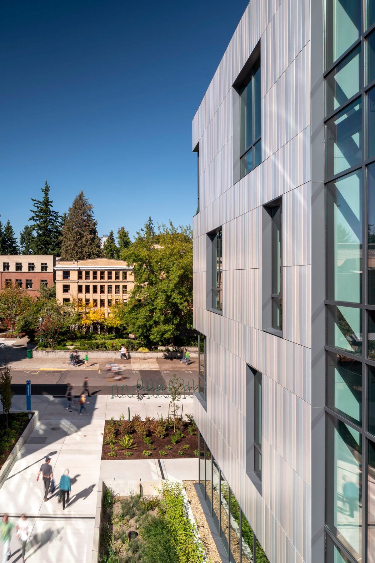 Tykeson Hall, Office 52 Architecture, Eugene, OR, architectural exterior