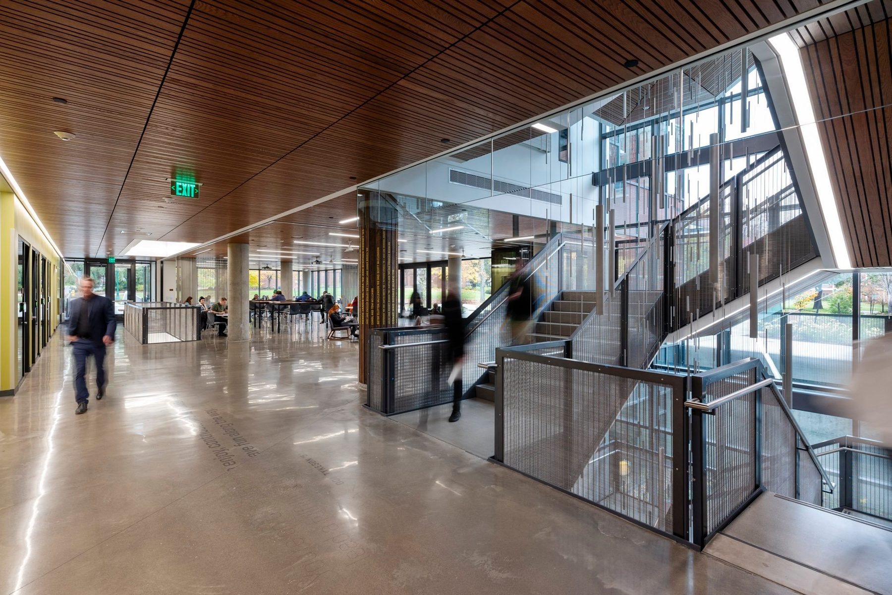 Tykeson Hall, Office 52 Architecture, Eugene, OR, interior