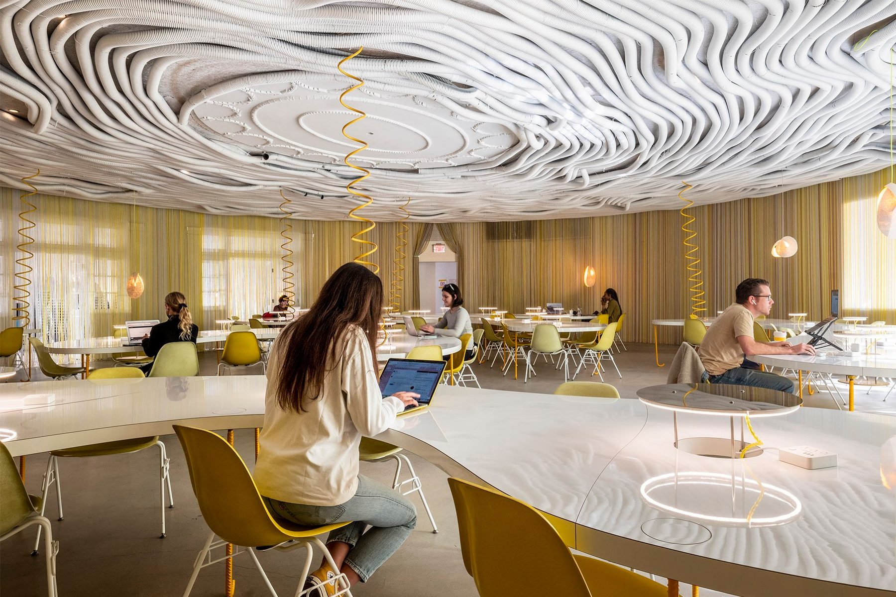 Second Home, SelgasCano, Los Angeles, CA, interior