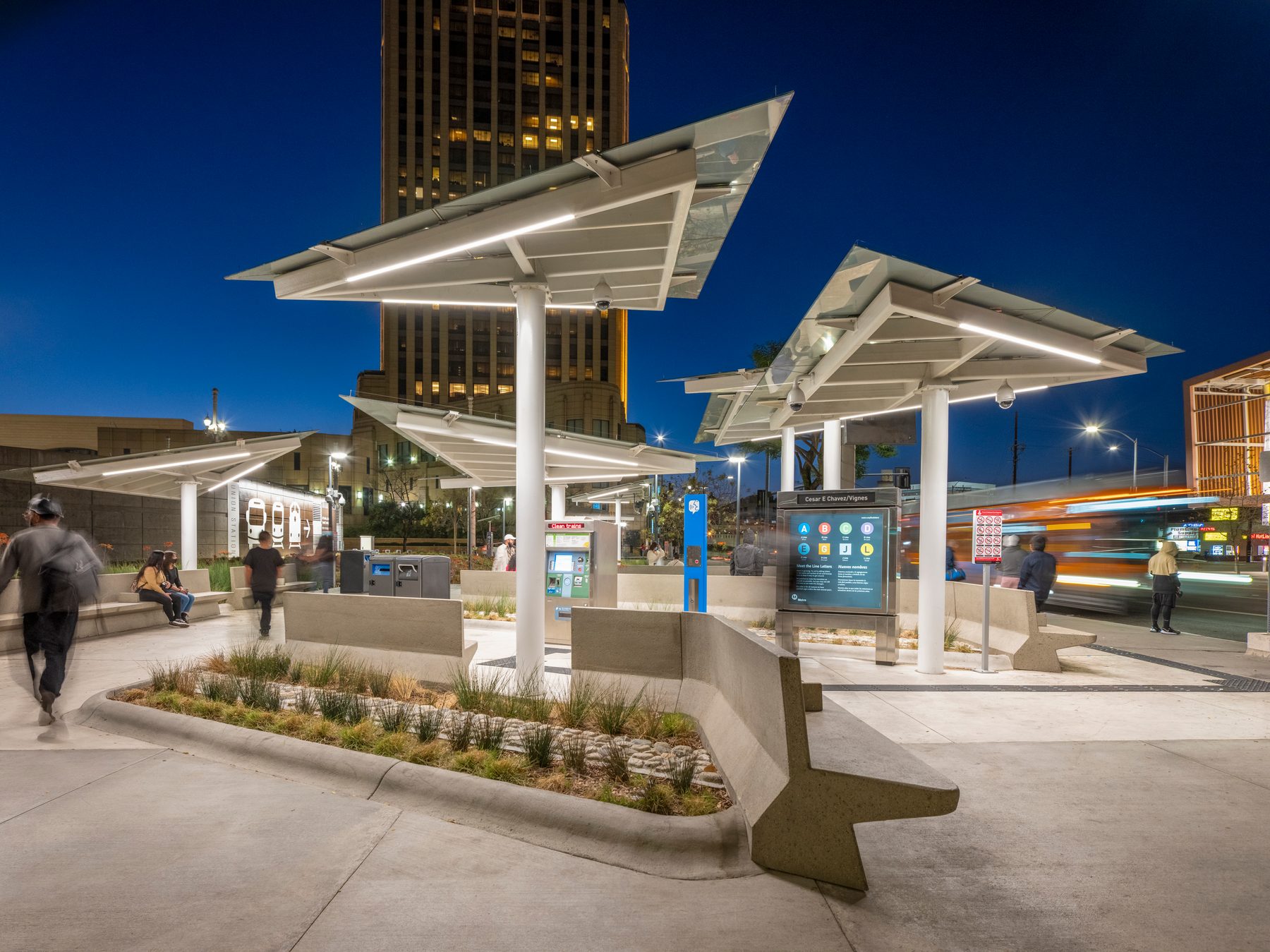 Union Station, Metro, Los Angeles, CA, architectural exterior