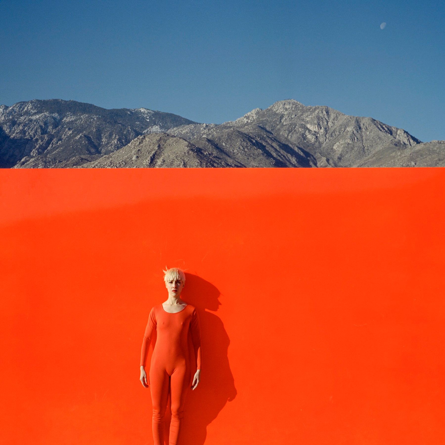 Katherine Helen Fisher, Desert X, Artist: Sterling Ruby, Palm Springs, CA, portrait in architecture