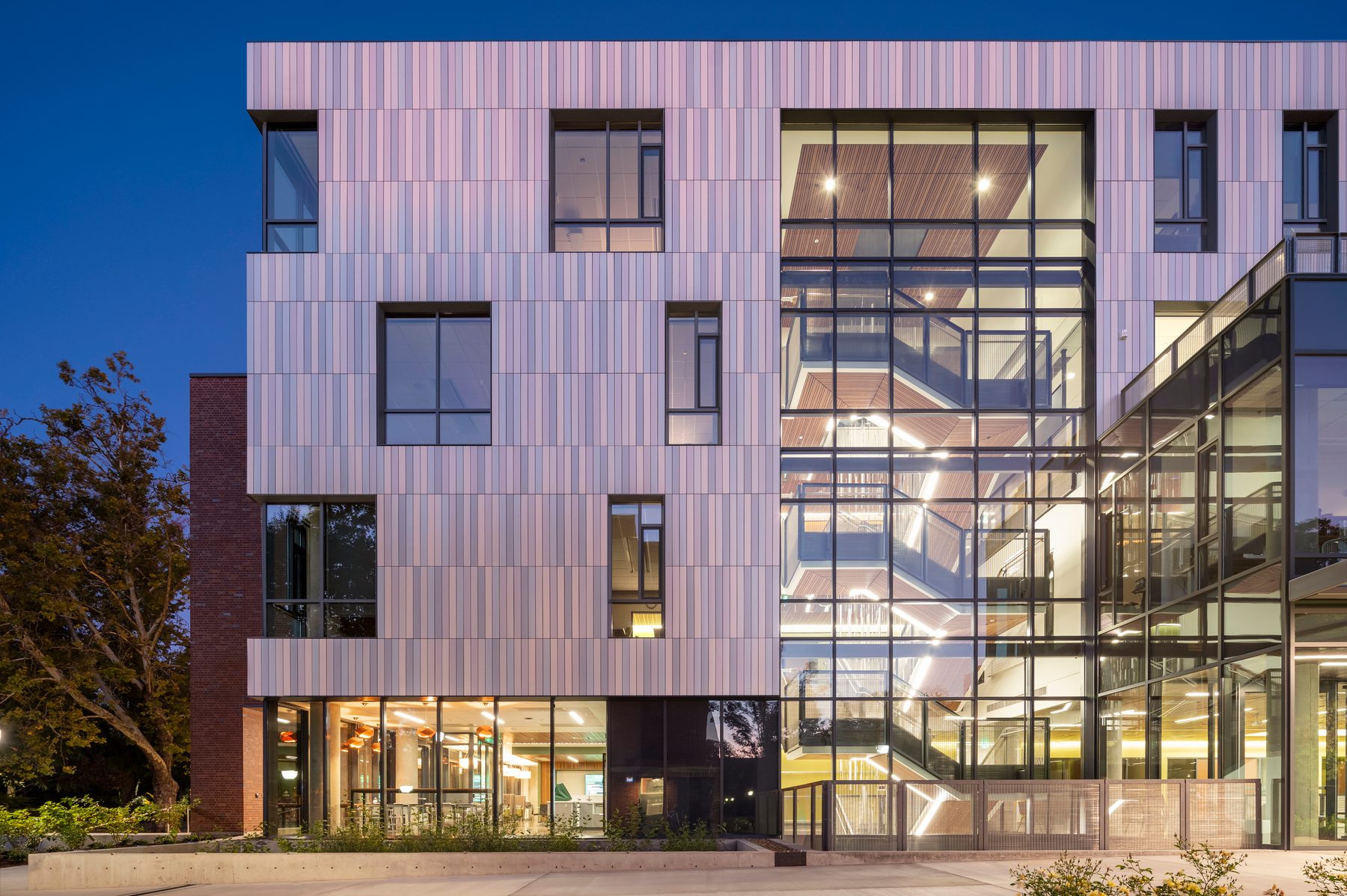 Tykeson Hall, Office 52 Architecture, Eugene, OR, architectural exterior